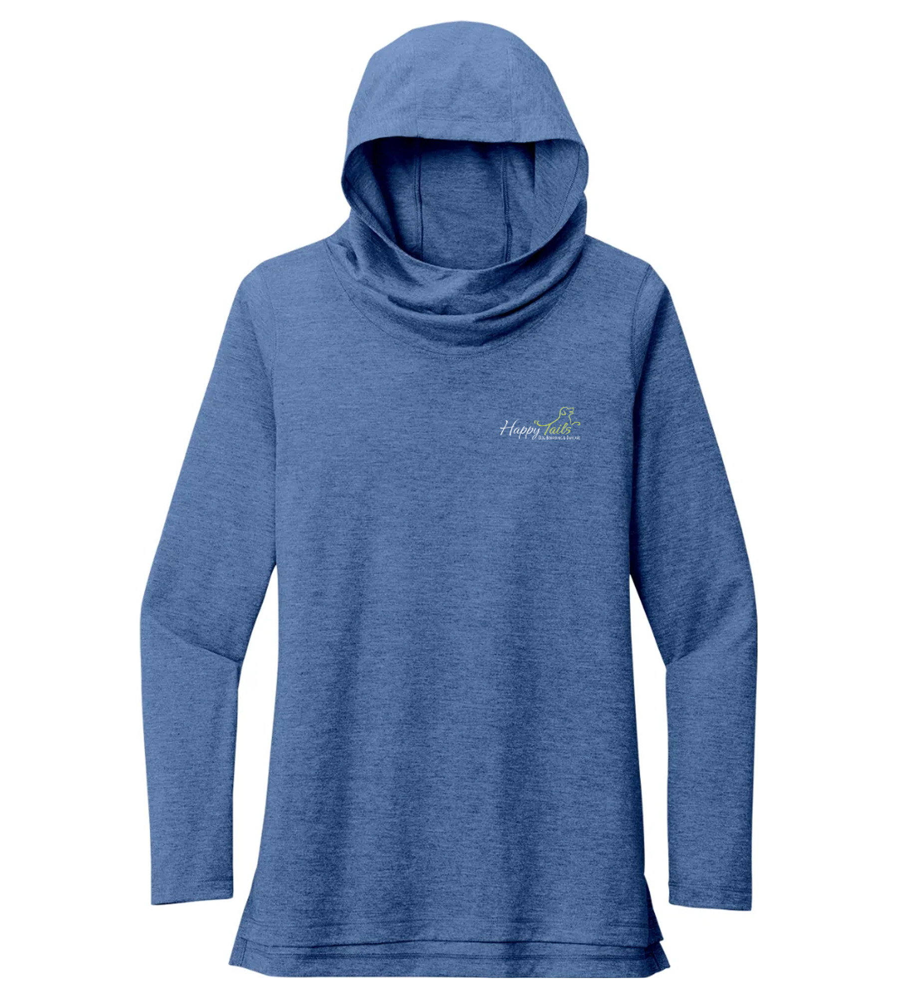 Sport-Tek Ladies PosiCharge Tri-Blend Wicking Long Sleeve Hoodie